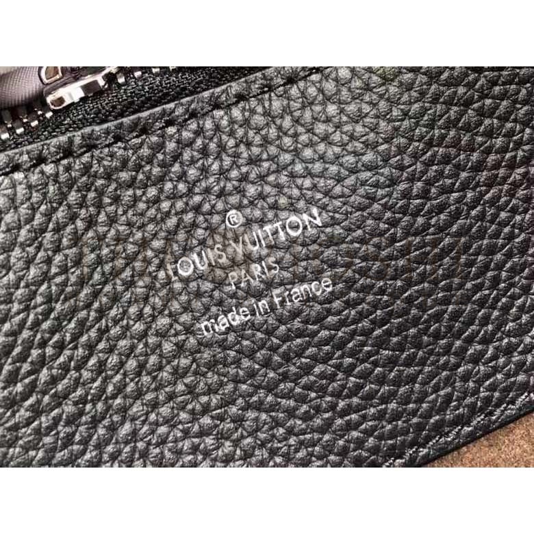 L0vis Vvtt0n LV Women Bella Tote Black Mahina Perforated Calfskin Calf Master Quality