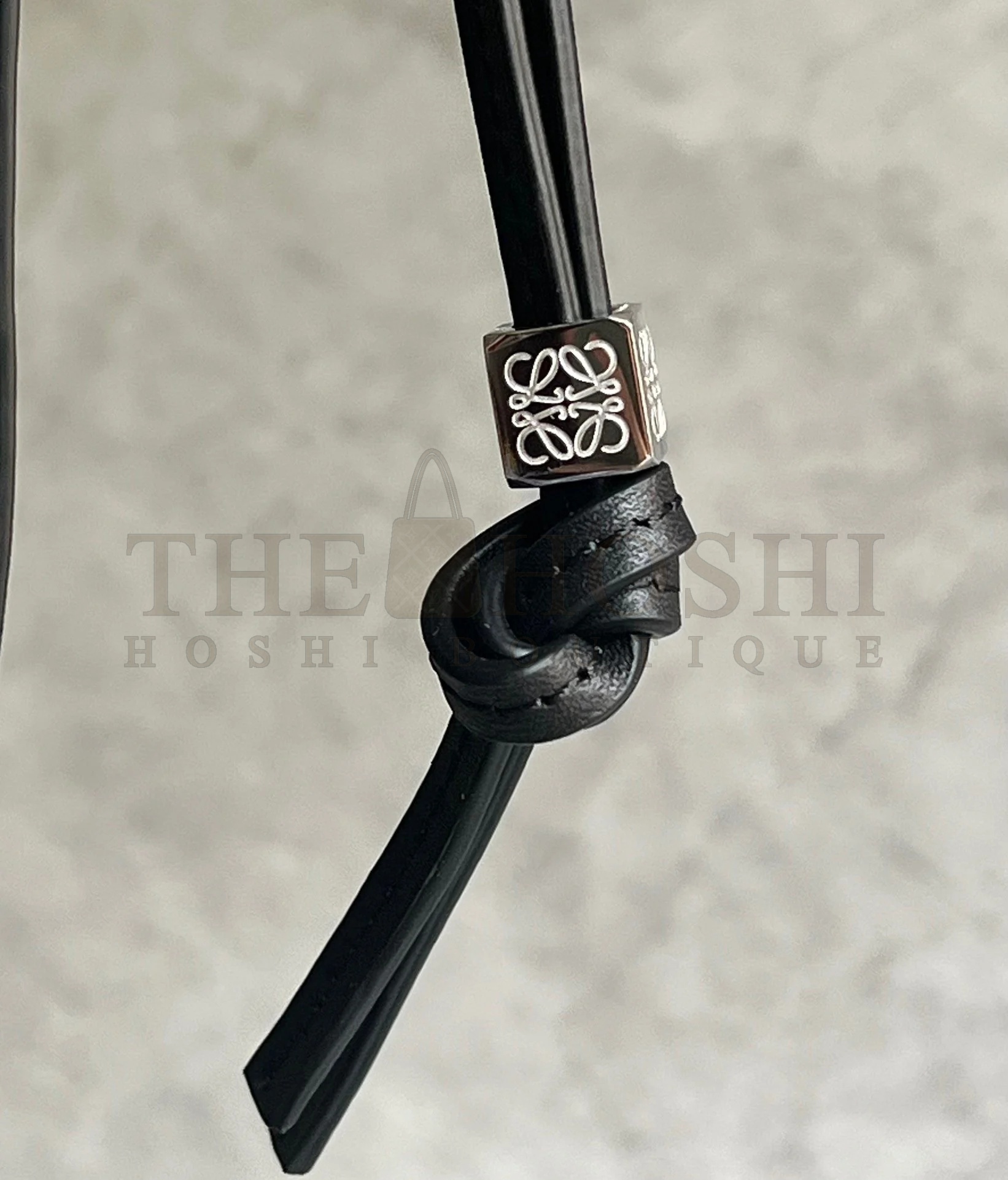 L0ew* Mini Hammock Hobo Bag in Black Calfskin Master Quality