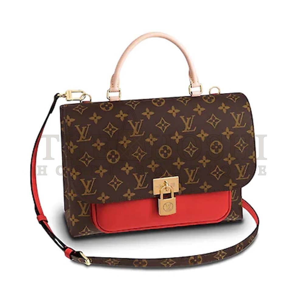 L0vis Vvtt0n LV Women Marignan Bag in Monogram Canvas and Calf Leather Master Quality