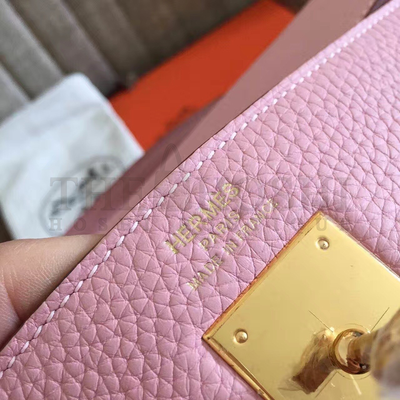 H**me5 Pink Clemence Kelly Retourne 32cm Handmade Bag Master Quality