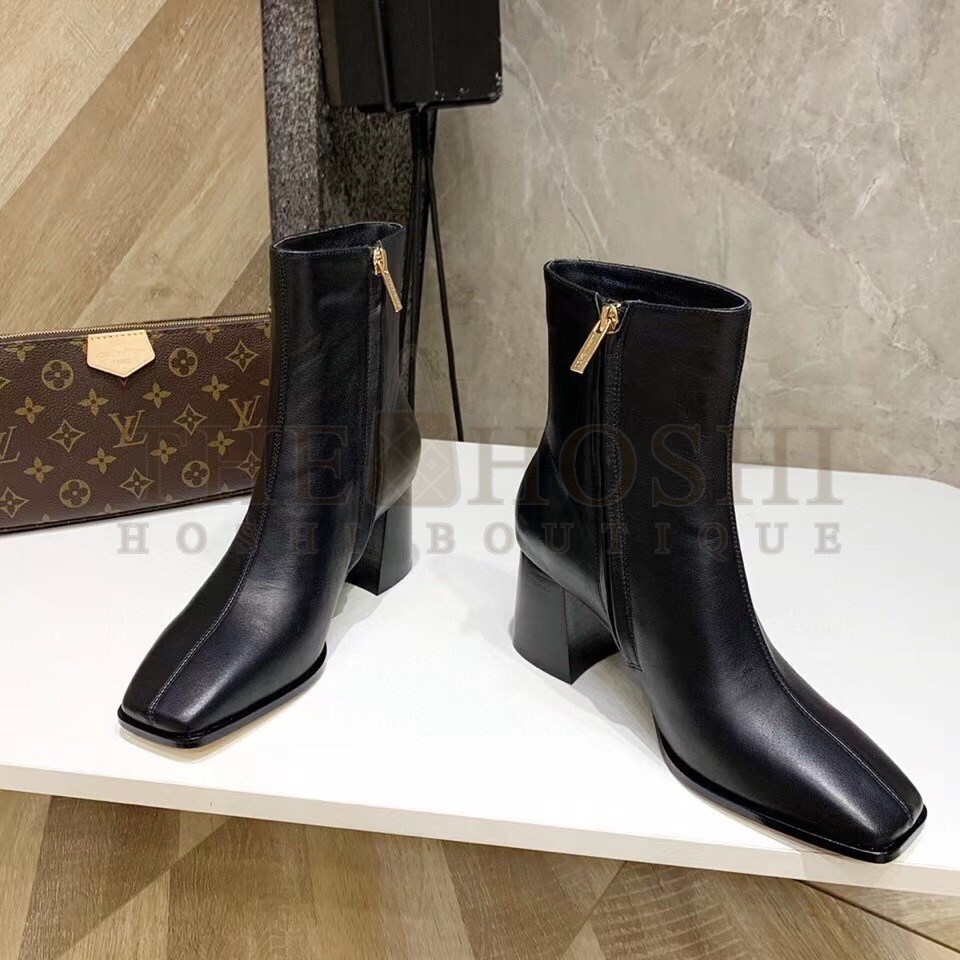J1m*y Ch00 Bryelle 65mm Ankle Boots In Black Leather Master Quality