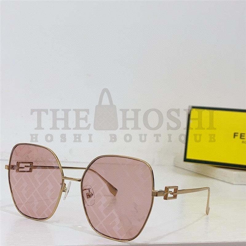 F**di Baguette Butterfly Ff-lens Metal FE40013U.e Sunglasses ✨ Master Quality