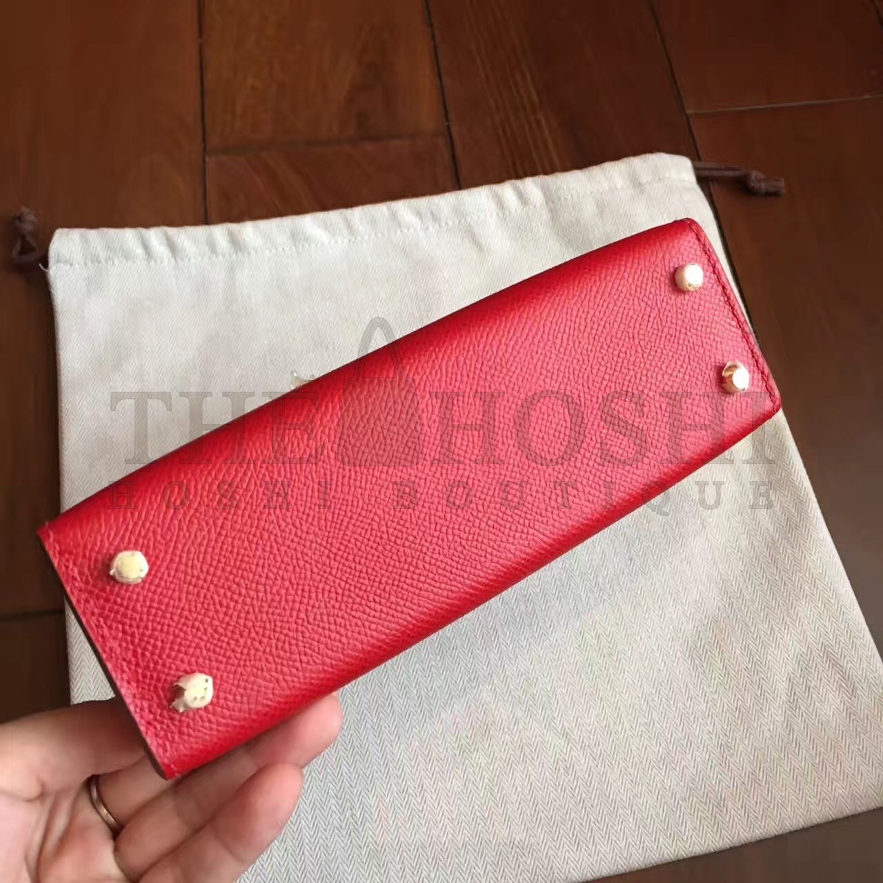 H**me5 Red Epsom Kelly Mini II Handmade Bag Master Quality