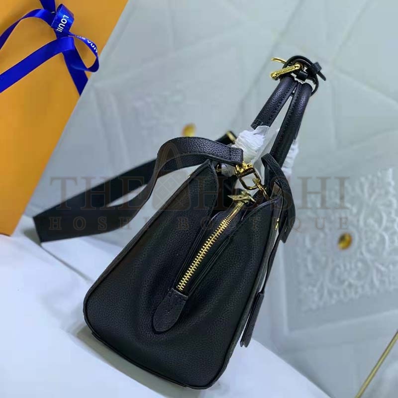 L0vis Vvtt0n LV Women Montaigne MM Handbag Monogram Empreinte Black Master Quality