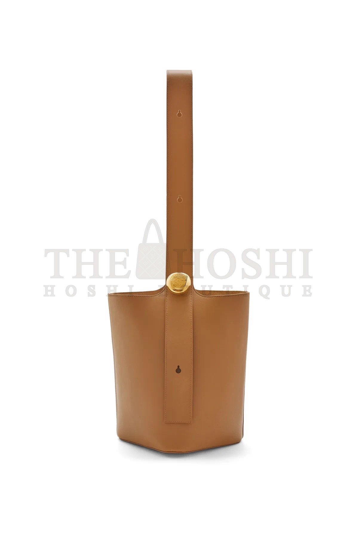 L0ew* real leather bag Natural Pebble Mini Leather Bucket Bag Master Quality