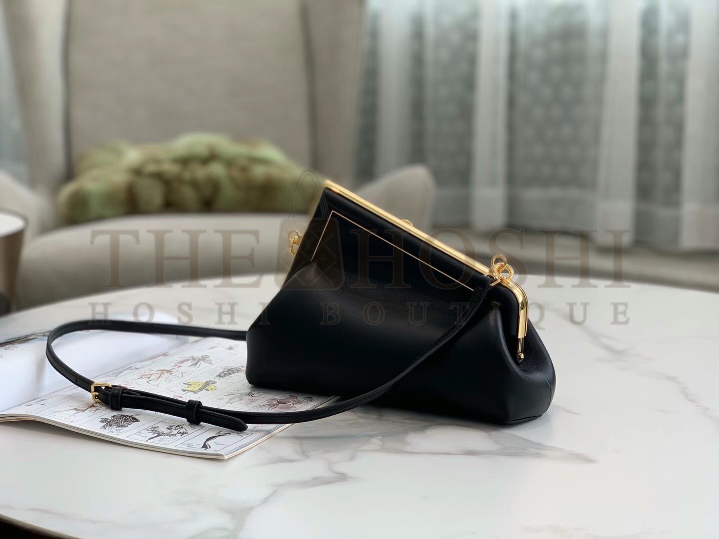 F**di First Small Bag In Black Nappa Leather Master Quality