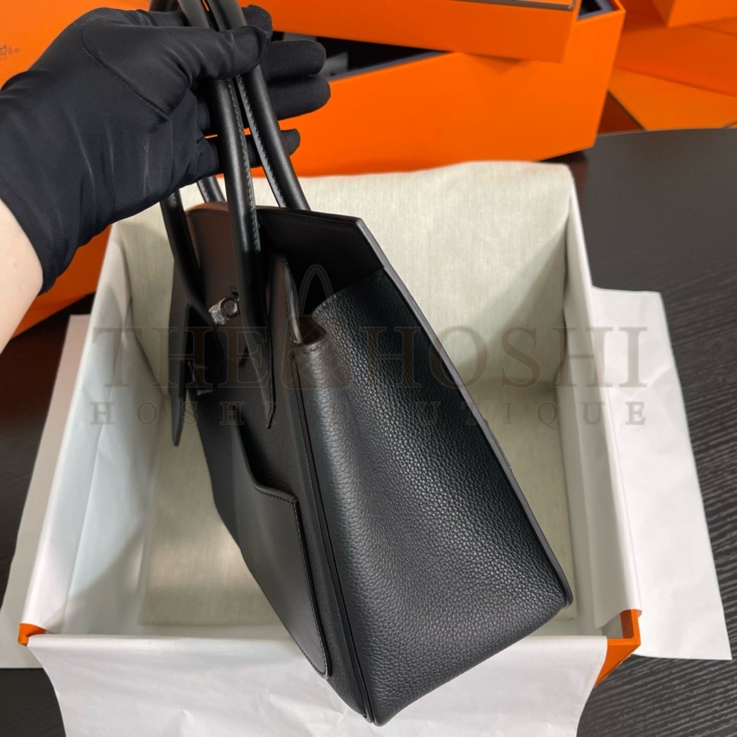 H**me5 Birkin 30 en Desordre Bag in Black Swift and Clemence Leather Master Quality