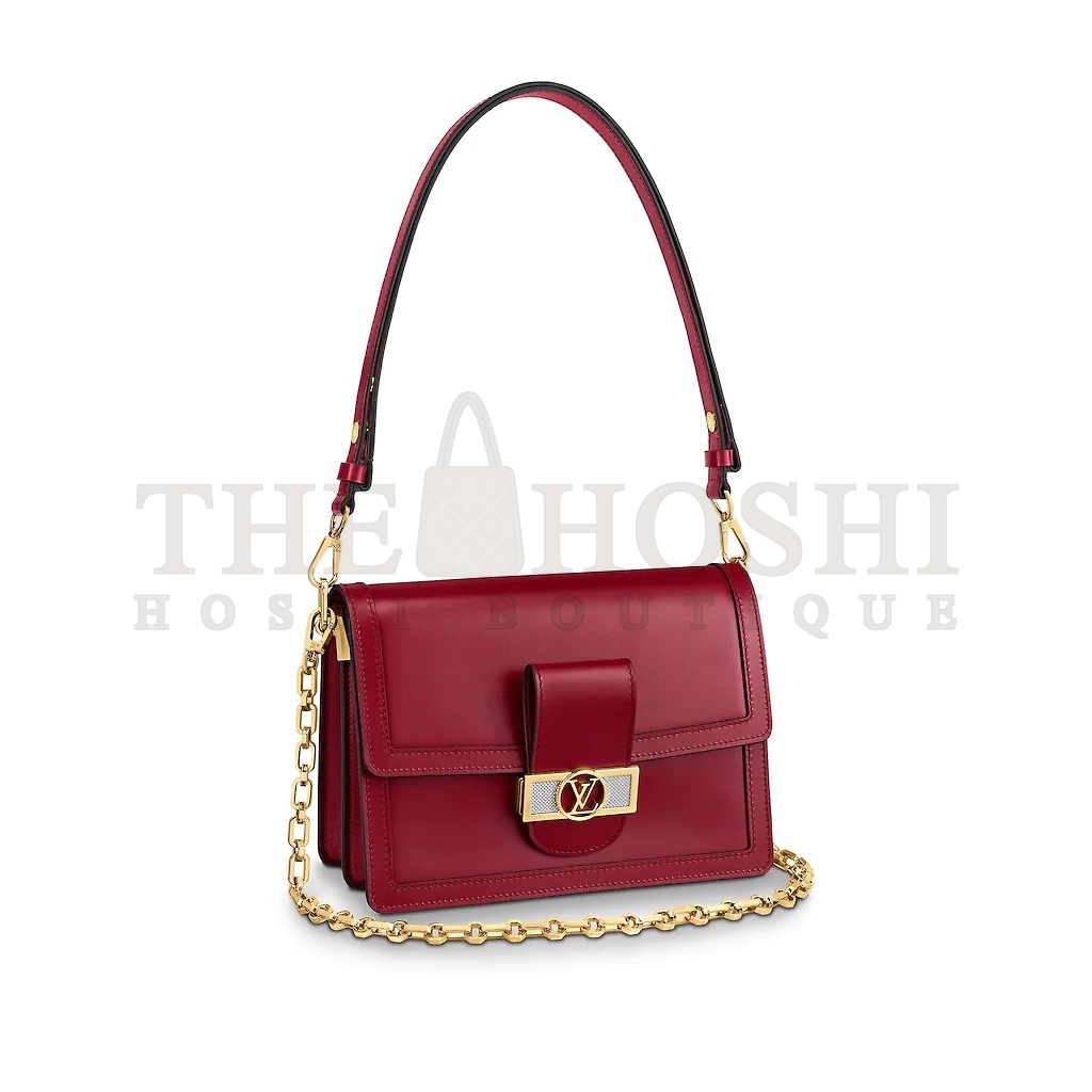 L0vis Vvtt0n LV Women Dauphine MM Bag in Smooth Calfskin Leather Master Quality
