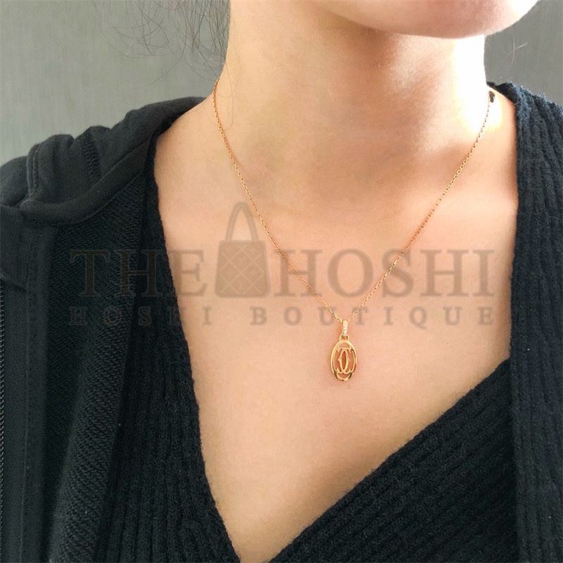 Ca*t1er Round Necklace with D1am0nds Master Quality