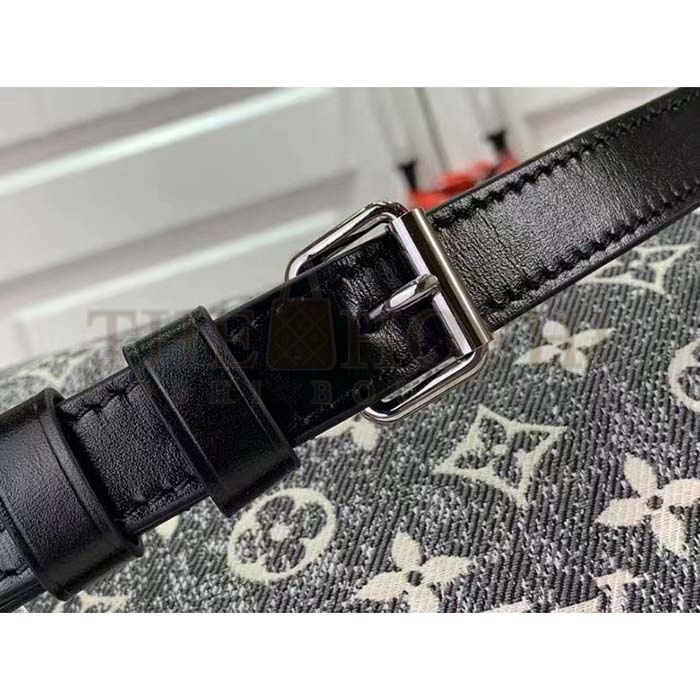 L0vis Vvtt0n LV Women Speedy Bandoulière 25 Handbag Gray Denim Textile Jacquard Master Quality