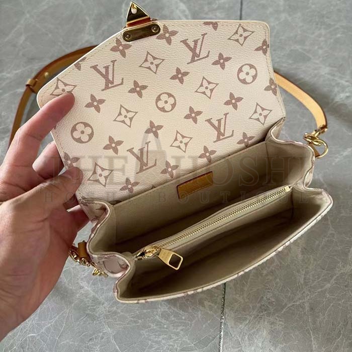 L0vis Vvtt0n LV Women Pochette Metis East West Bag Monogram Dune Coated Canvas Cowhide-Leather Master Quality