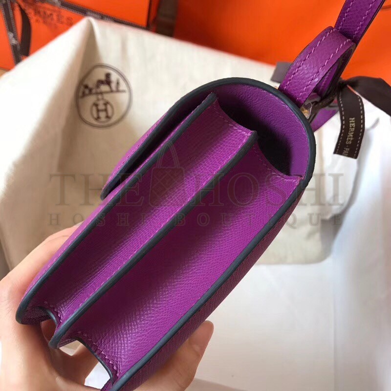 H**me5 Mini Constance 18cm Cyclamen Epsom Bag Master Quality