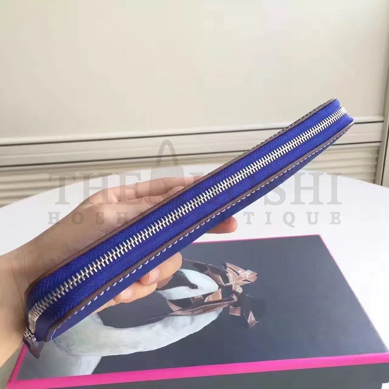 H**me5 Blue Electric Clemence Azap Zipped Wallet Master Quality