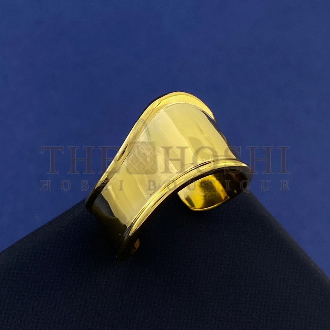 T*f*ny Medium Bone CuffinSterling Silver Ring Master Quality