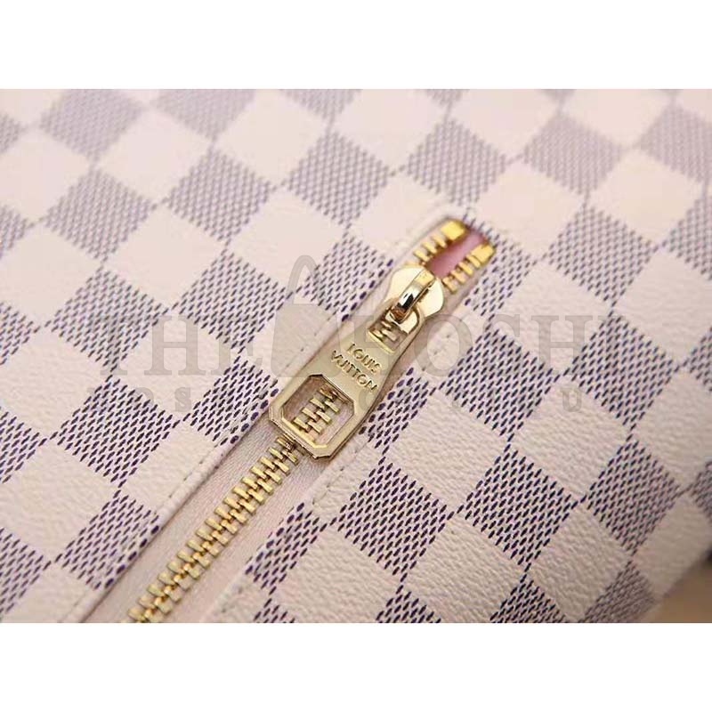 L0vis Vvtt0n LV Women Sperone Backpack in Damier Azur Canvas-Grey Master Quality