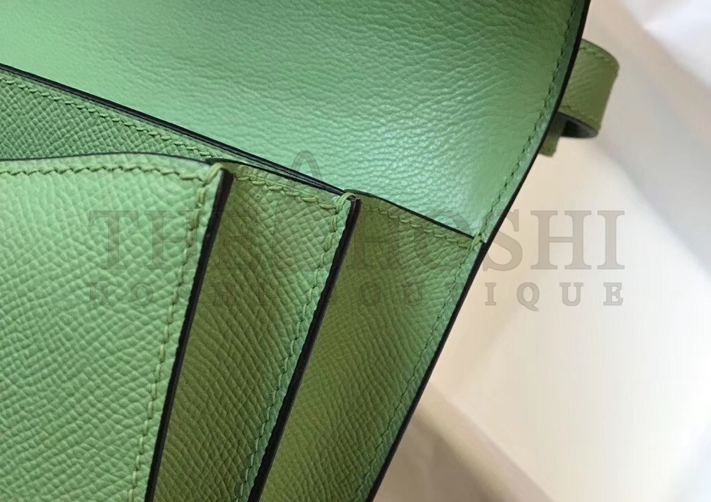 H**me5 Epsom Constance 24cm Vert Criquet Handmade Bag Master Quality