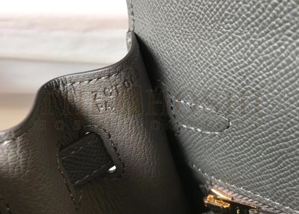 H**me5 Ardoise Epsom Kelly 25cm Sellier Bag GHW Master Quality