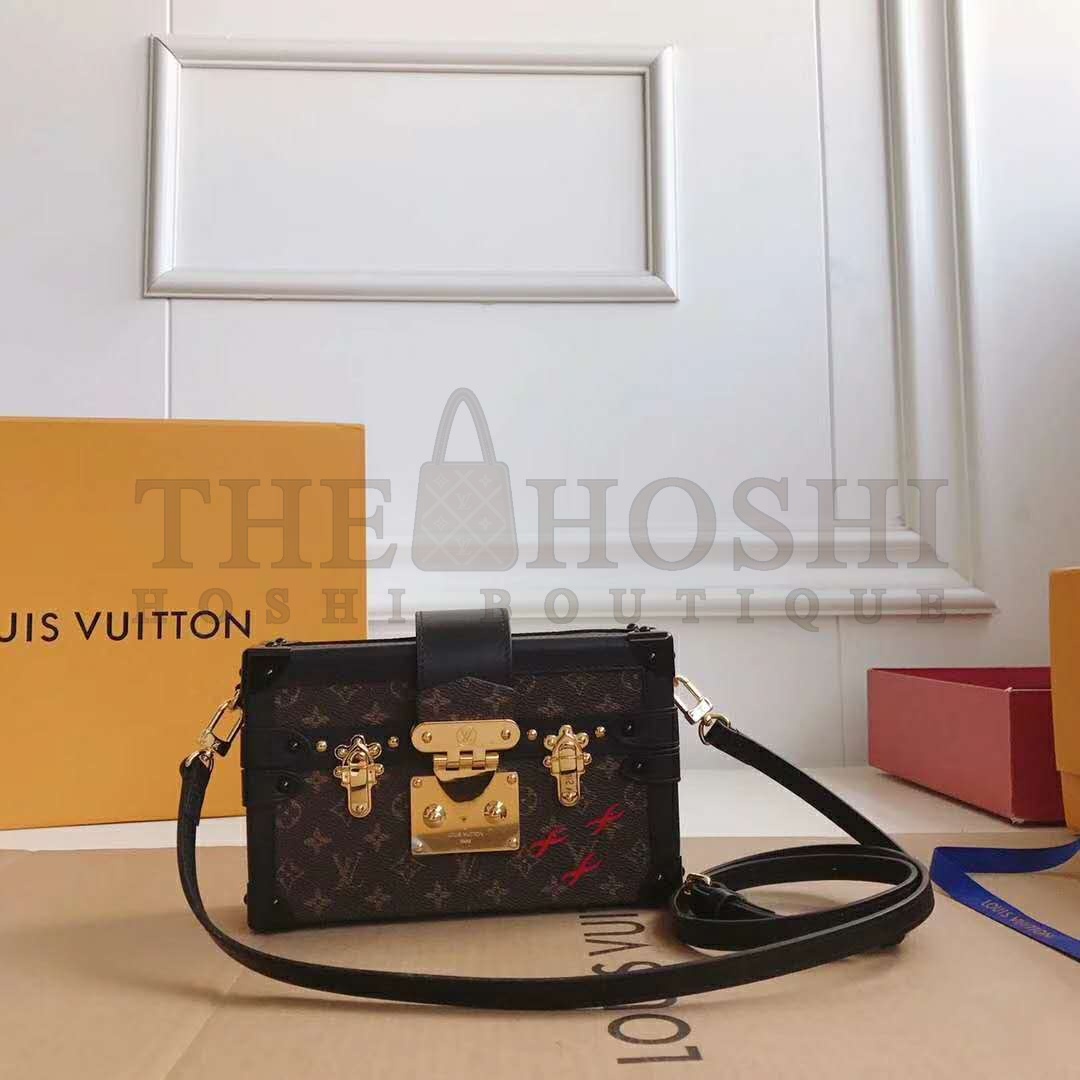 L0vis Vvtt0n LV Women Petite Malle Handbag Iconic Monogram Canvas Master Quality