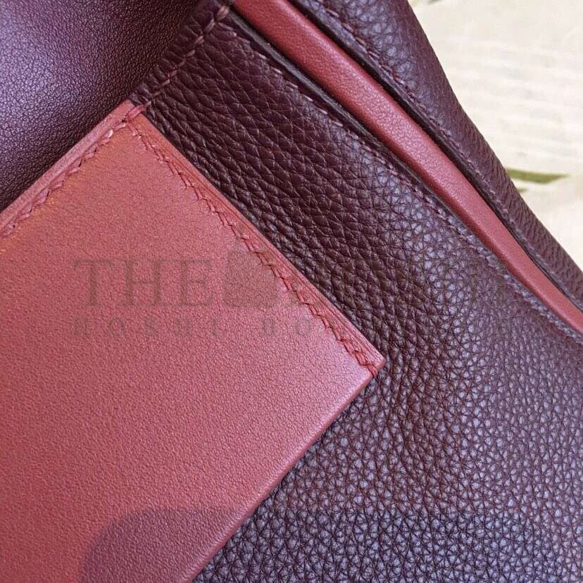 H**me5 24/24 29 Bag In Bordeaux Clemence Calfskin Master Quality