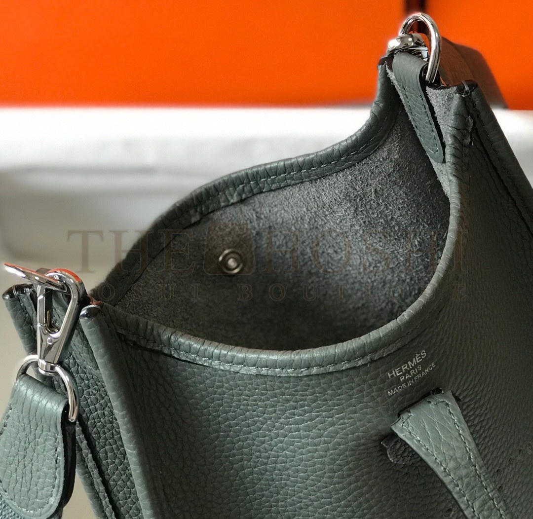 H**me5 Evelyne III Mini Bag In Vert Amande Clemence Leather Master Quality