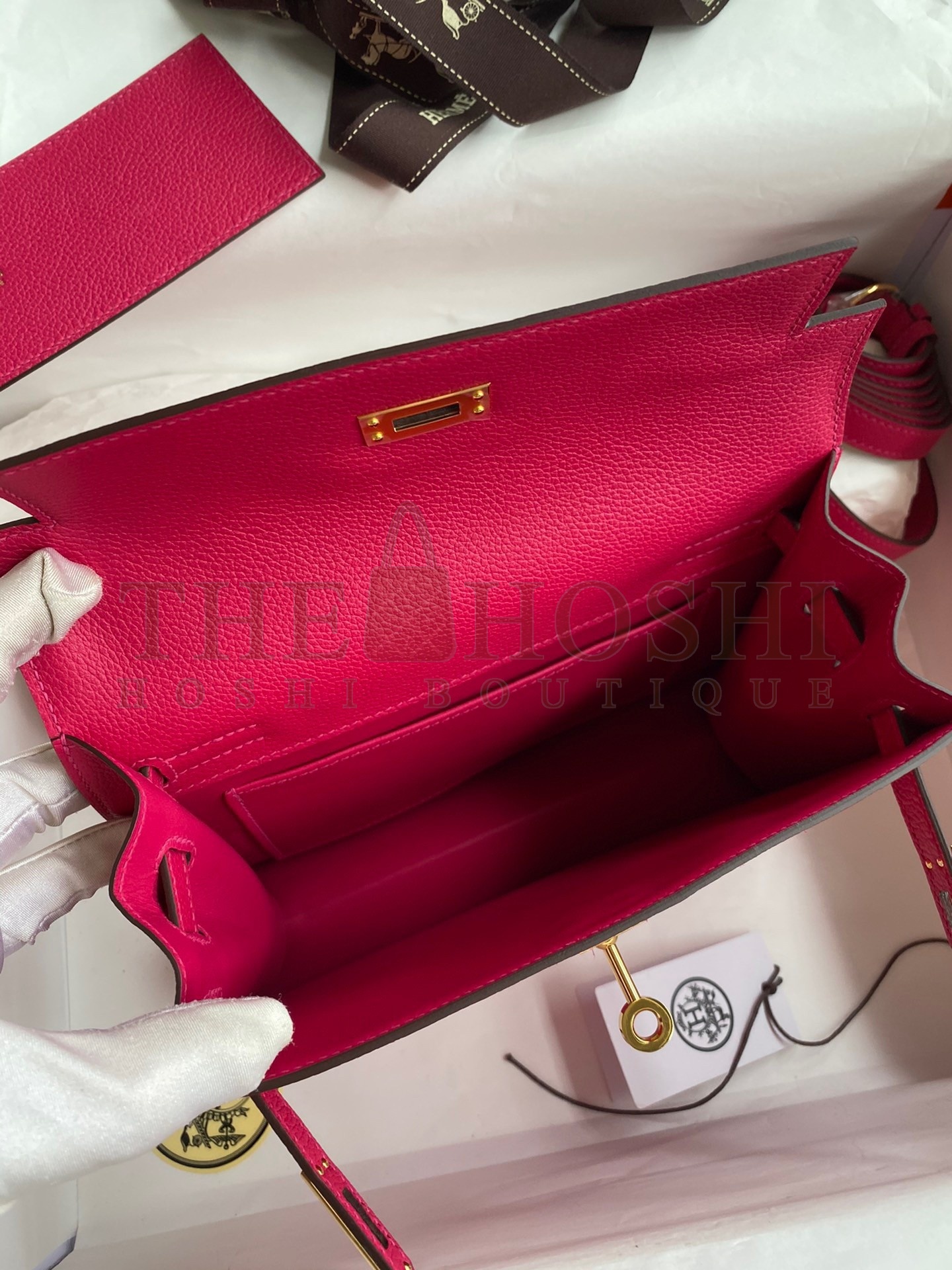 H**me5 Kelly Danse II Bag In Rose Mexico Evercolor Calfskin Master Quality