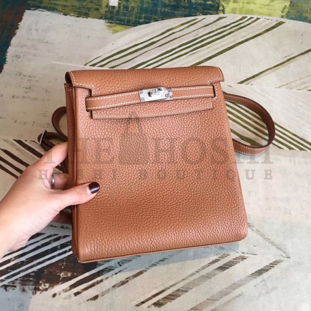 H**me5 Brown Clemence Kelly Ado PM Backpack Master Quality