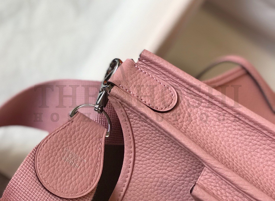 H**me5 Evelyne III 29 Bag In Pink Clemence Leather Master Quality