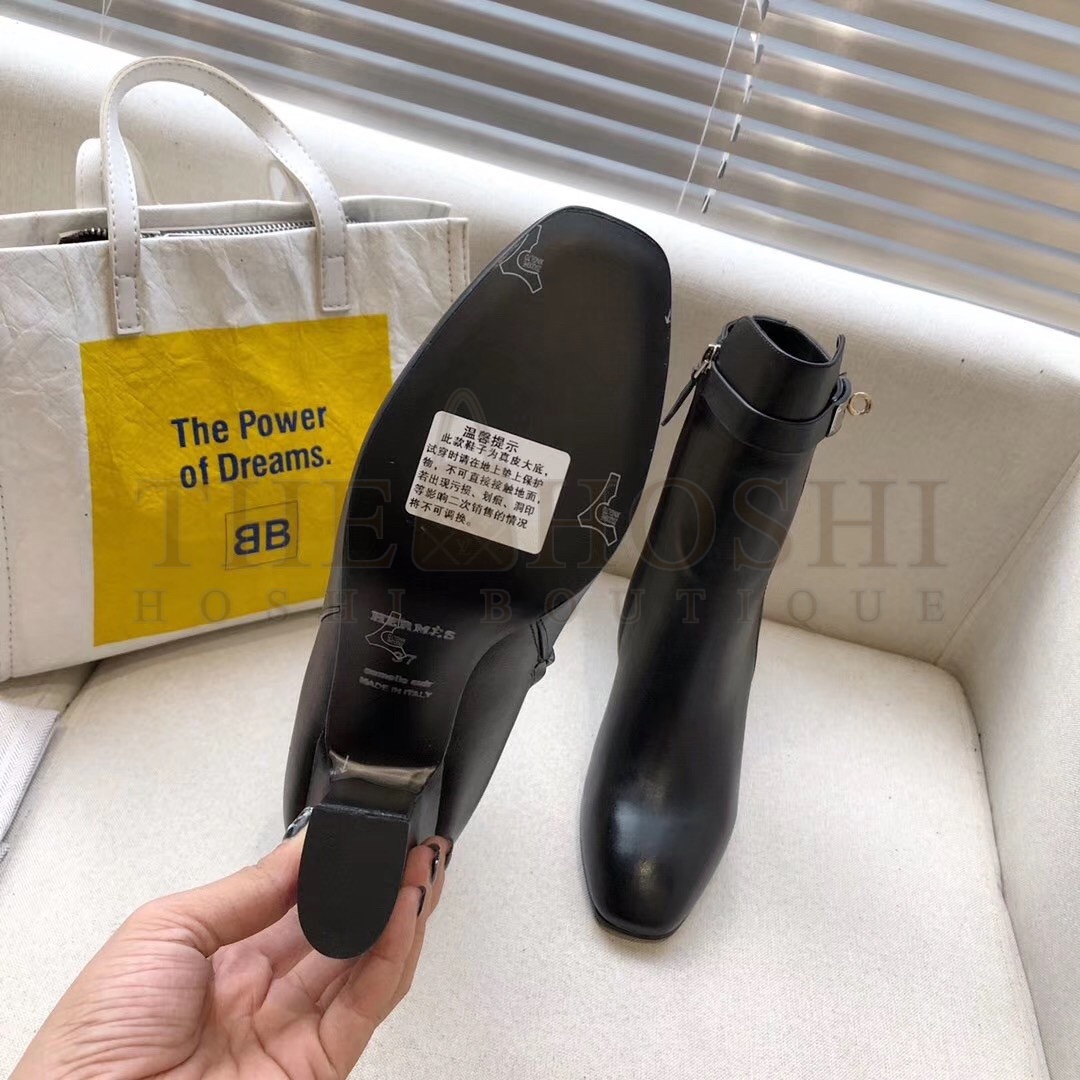 H**me5 Black Joueuse Ankle Boots Master Quality