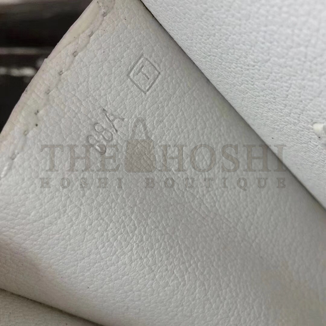 H**me5 White Constance MM 24cm Epsom Leather Bag Master Quality