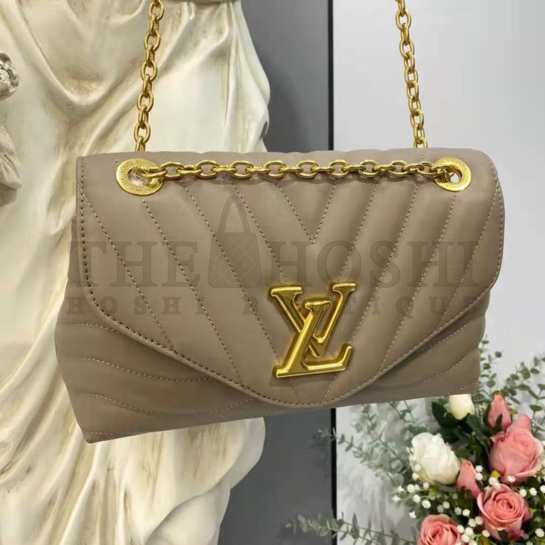 L0vis Vvtt0n LV Women New Wave Chain Bag Handbag Sandy Smooth Cowhide Leather Master Quality