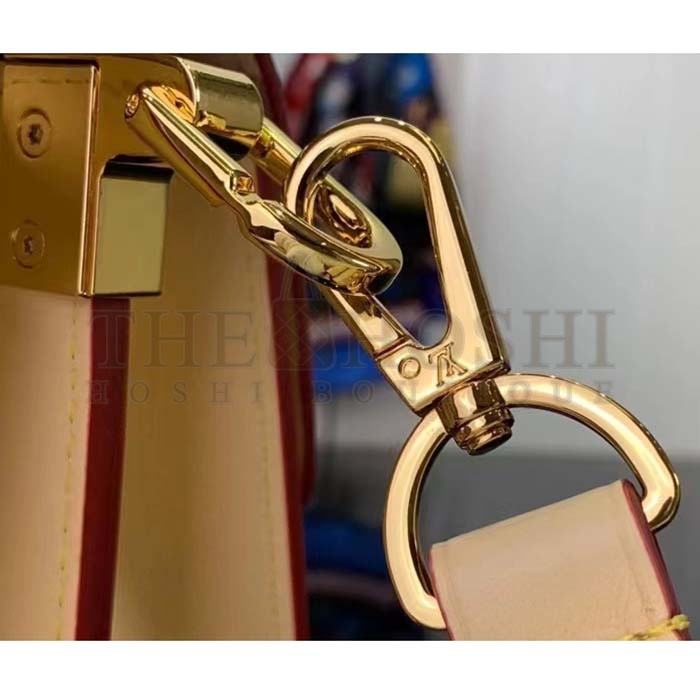 L0vis Vvtt0n LV Women Mini Dauphine Handbag Beige Monoglam Coated Canvas Master Quality