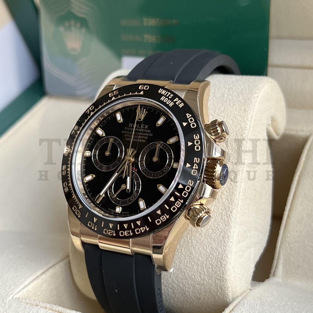 R01ex Cosmograph Daytona Steel Bezel Black Dial Men