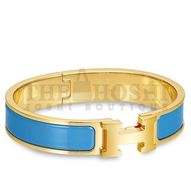 H**me5 Blue Enamel Clic H PM Bracelet Master Quality