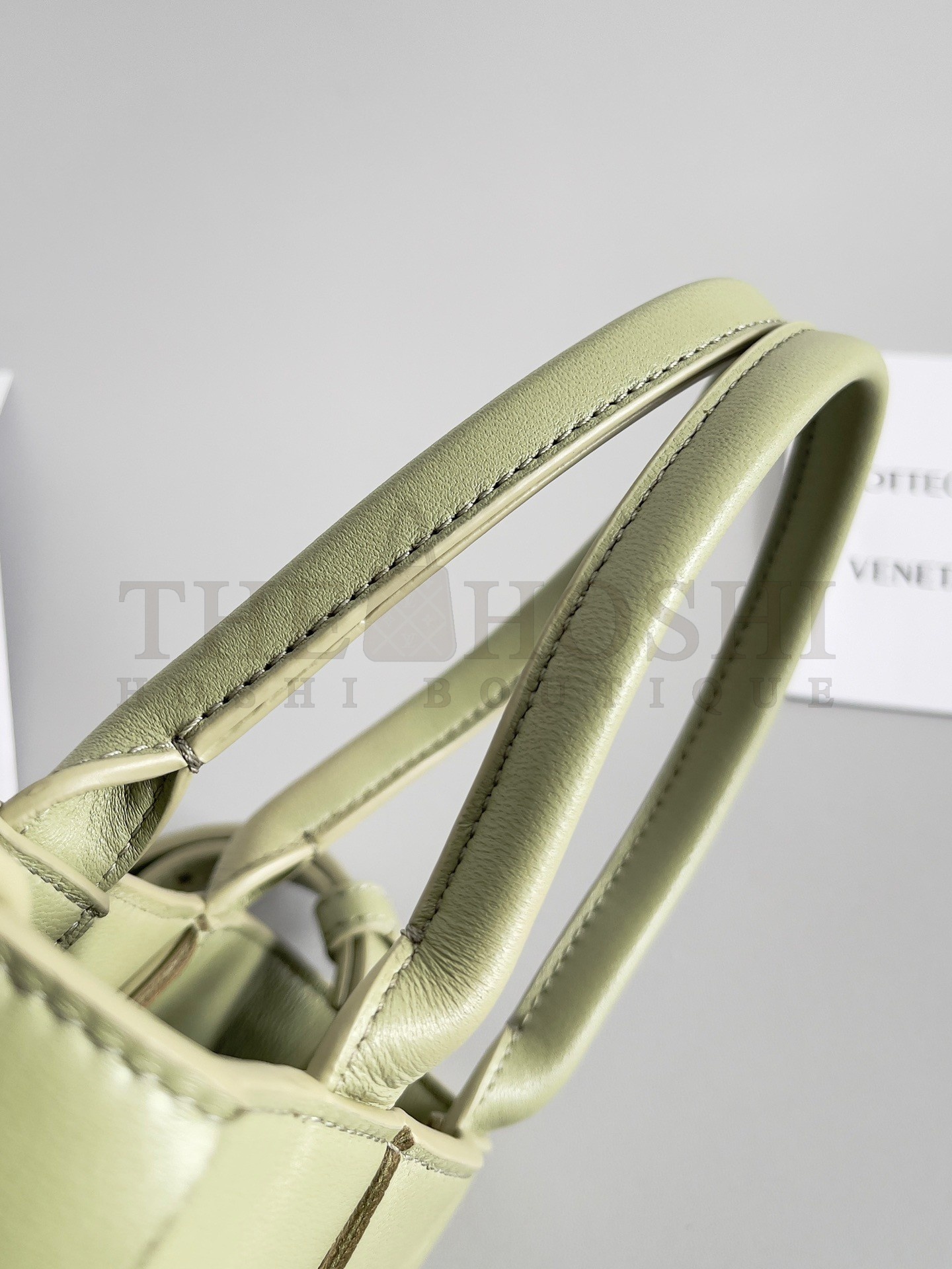 B0tt*ga Ven*ta Cassette Mini Tote Bag In Travertine Lambskin Master Quality