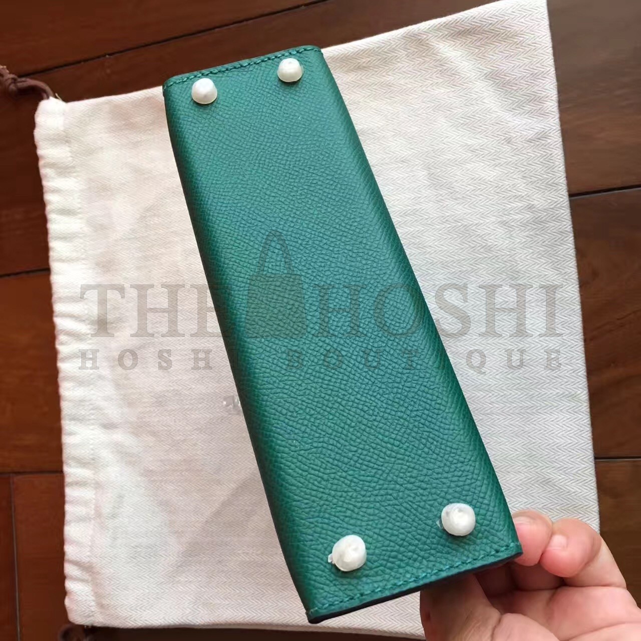 H**me5 Malachite Epsom Kelly Mini II Handmade Bag Master Quality