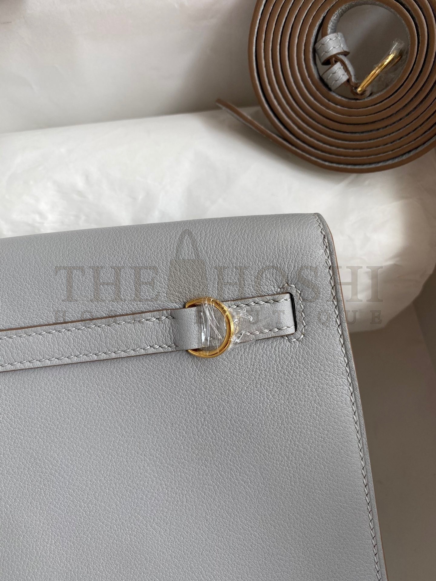 H**me5 Kelly Danse II Bag In Blue Glacier Evercolor Calfskin Master Quality