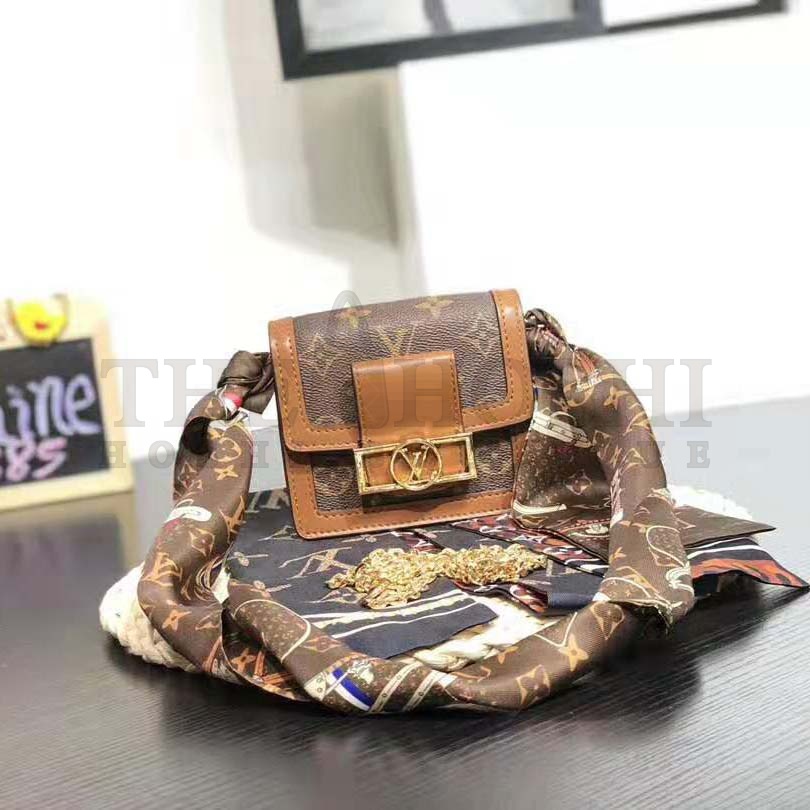 L0vis Vvtt0n LV Women Bumbag Dauphine BB Bag-Brown Master Quality