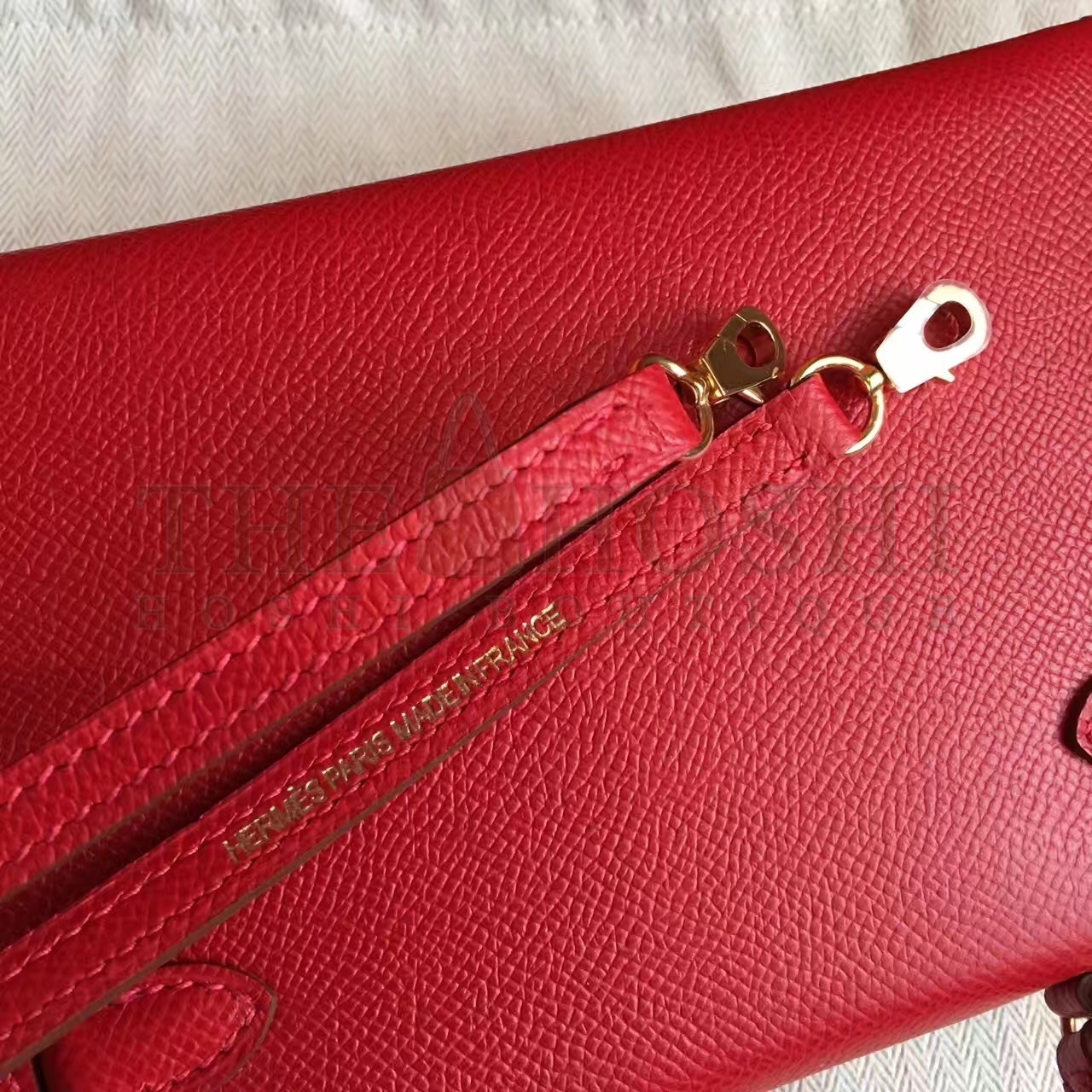 H**me5 Red Epsom Kelly Mini II Handmade Bag Master Quality
