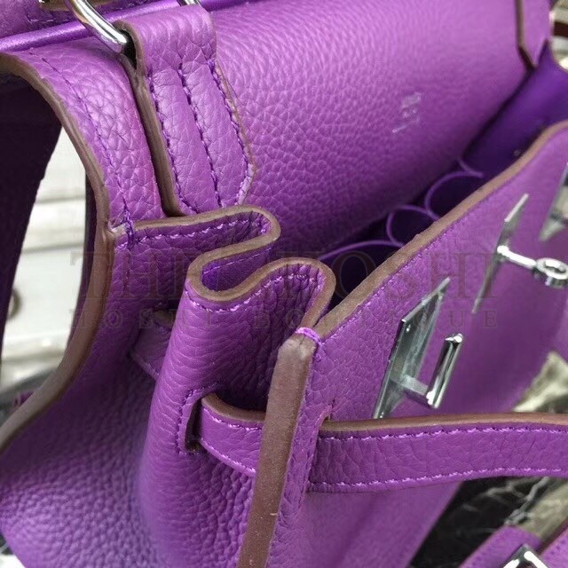 H**me5 Purple Clemence Jypsiere 28cm Bag Master Quality