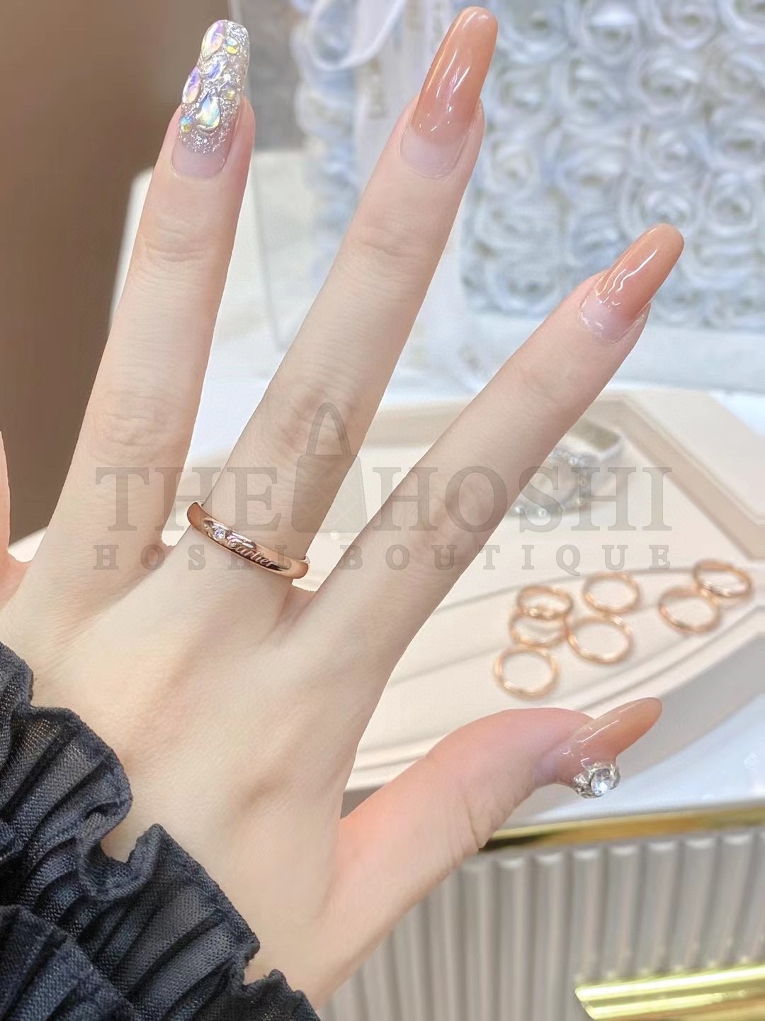 Ca*t1er Ring with One D1am0nd, C DE Ca*t1er WEDDING BAND Master Quality