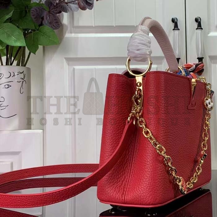 L0vis Vvtt0n LV Women Capucines BB Handbag Rose Pink Taurillon Leather Master Quality