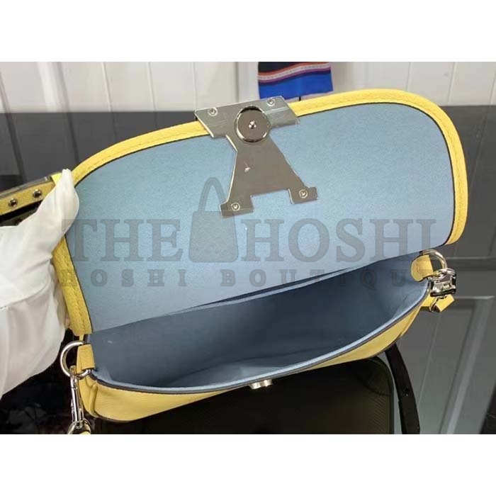L0vis Vvtt0n LV Women Buci Crossbody Yellow Epi Grained Cowhide Leather Master Quality