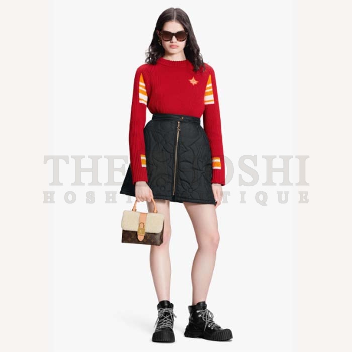 L0vis Vvtt0n LV Women Locky BB Handbag Beige Brown Monogram Coated Canvas Shearling Master Quality