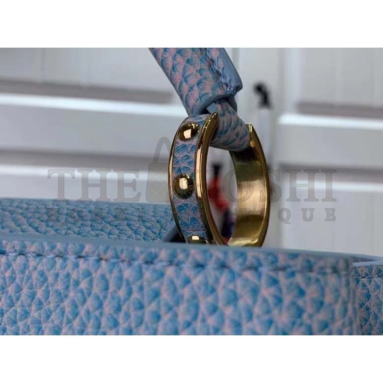 L0vis Vvtt0n LV Women Capucines BB Handbag Lilas Purple Taurillon Leather Shimmery Master Quality