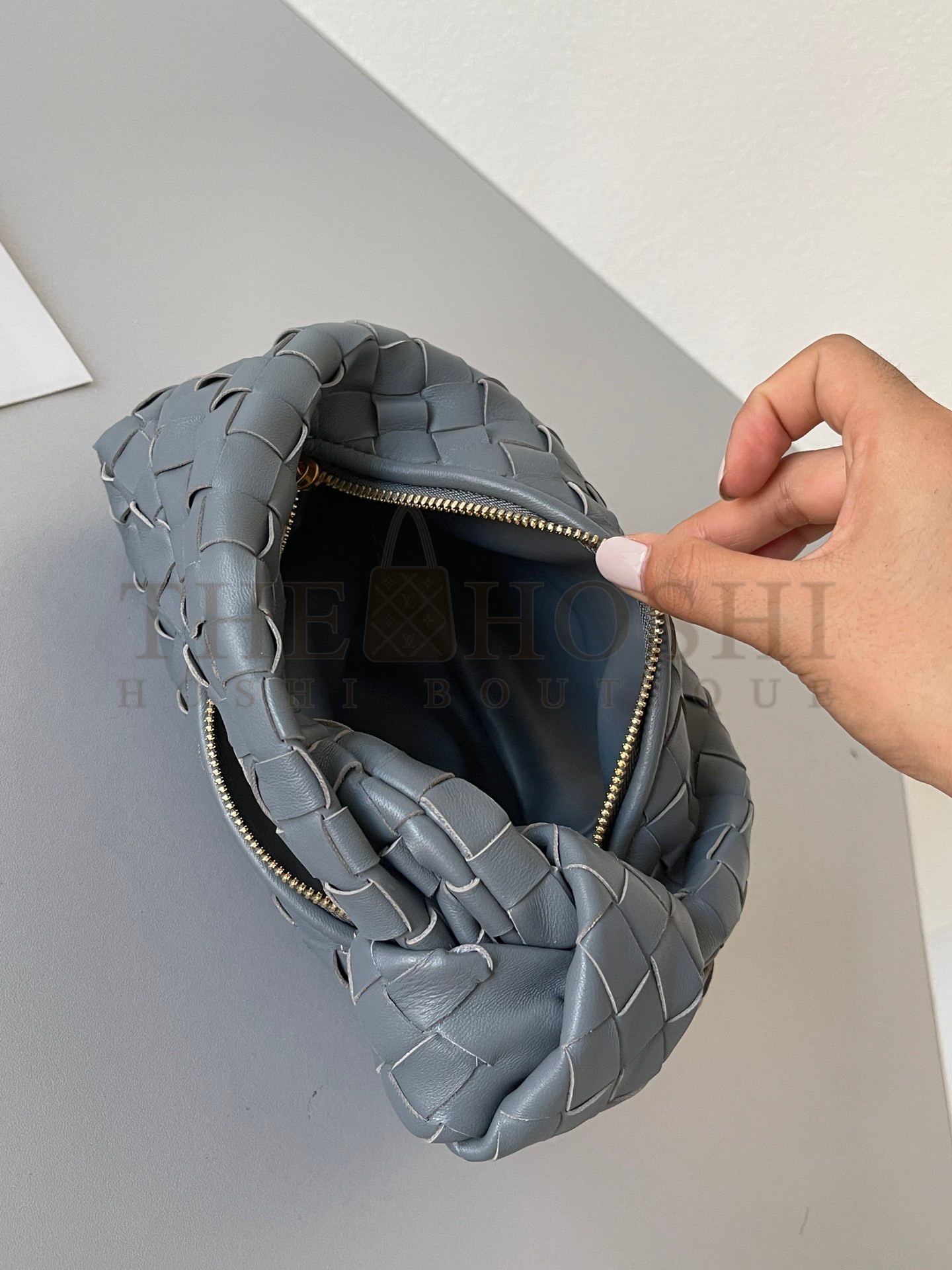 B0tt*ga Ven*ta BV Jodie Mini Bag In Thunder Intrecciato Lambskin Master Quality