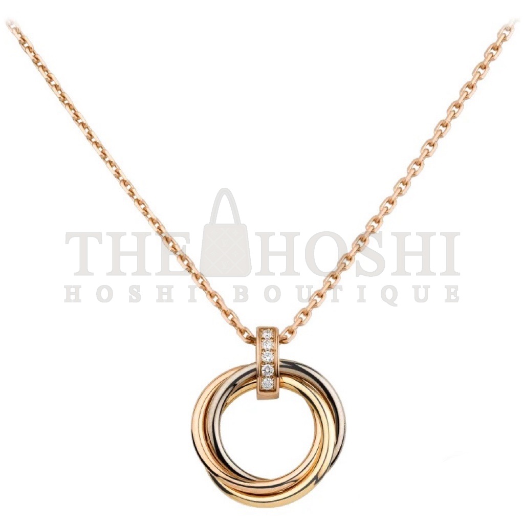 Ca*t1er TRINITY NECKLACE Master Quality