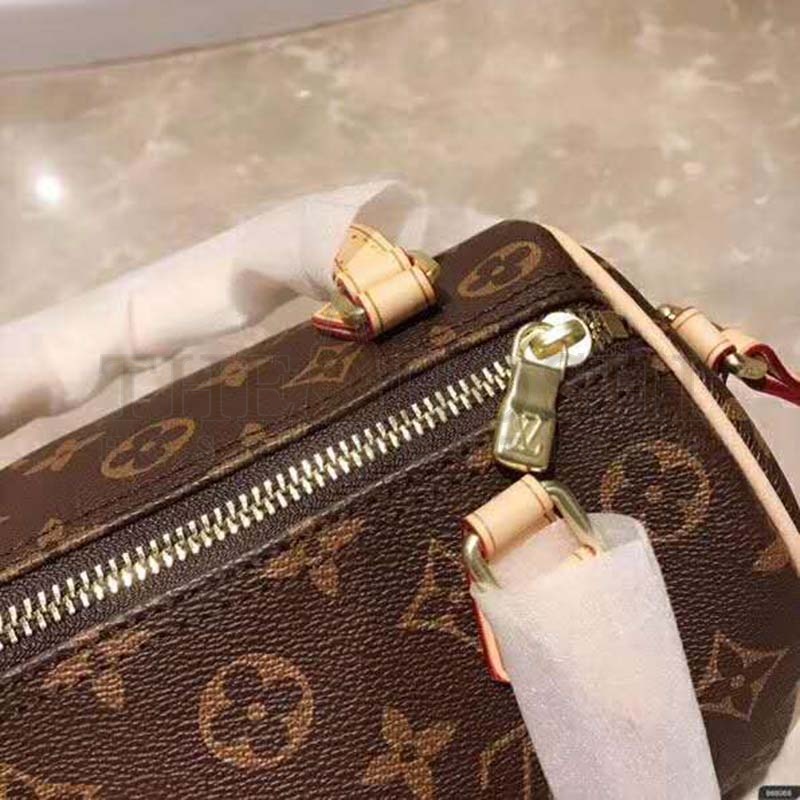 L0vis Vvtt0n LV Women Nano Speedy Bag in Monogram Coated Canvas-Brown top 1:1 qualtiy Master Quality