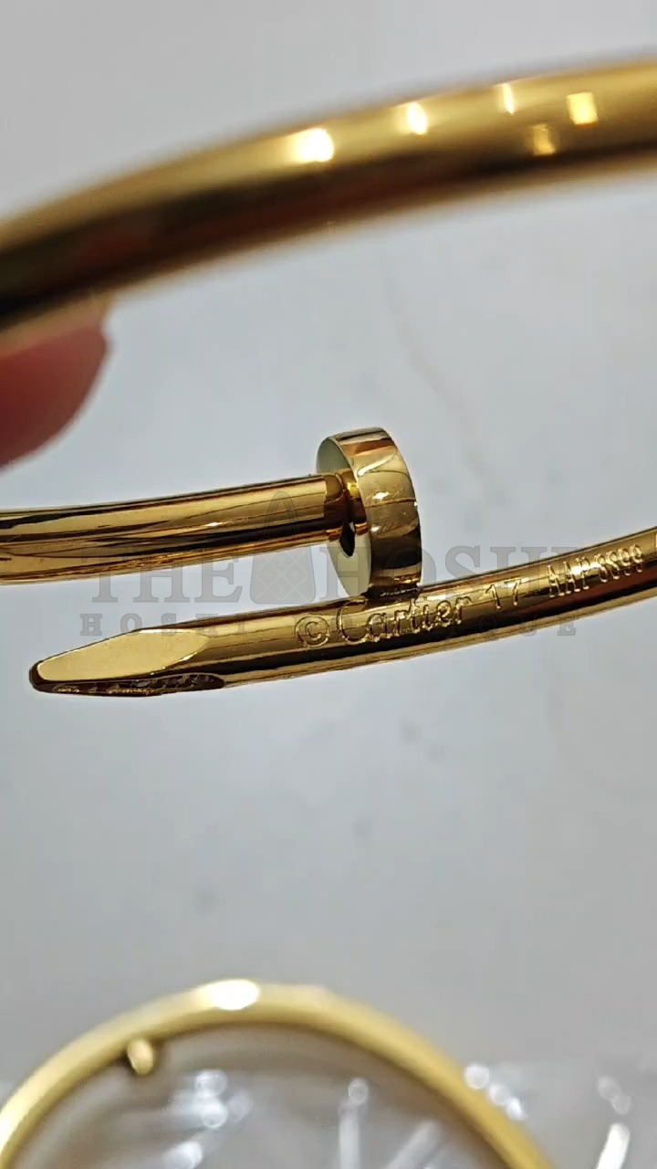 Ca*t1er JUSTE UN CLOU Bracelet, White Gold & Rose Gold & Yellow Gold Master Quality