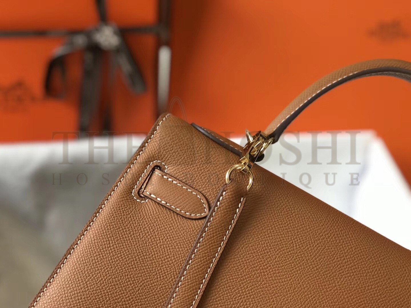 H**me5 Kelly 28cm Sellier Bag In Brown Epsom Leather Master Quality