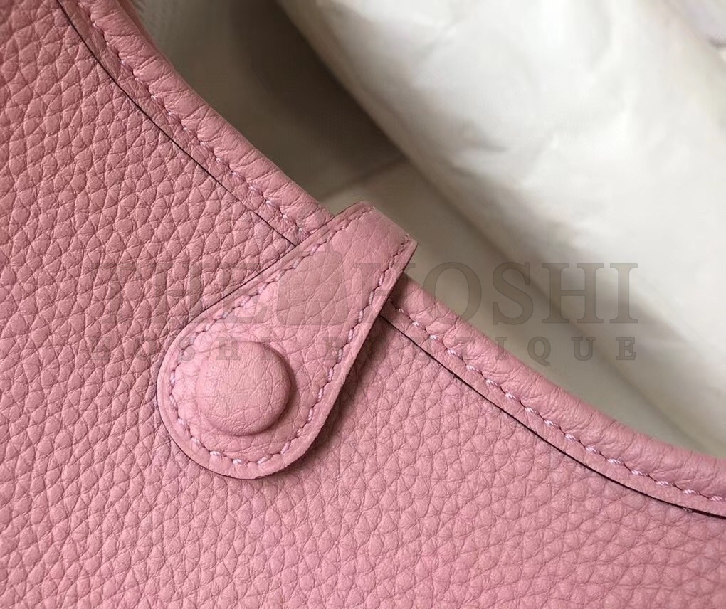 H**me5 Evelyne III TPM Bag In Pink Clemence Leather Master Quality